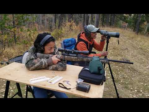 12yr old Kid shooting the Mossberg Patriot Youth Super Bantam .243 Win.