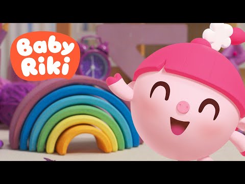 Învățăm cu BabyRiki să asociem culorile cu Starea de Spirit | Desene Animate Educative pentru Copii