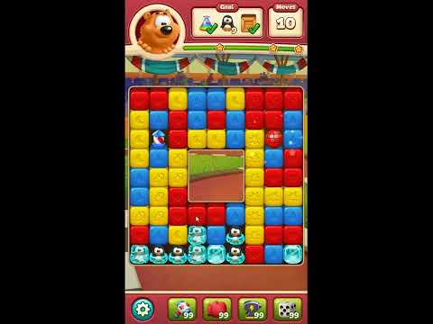 Toon Blast Level 7913 - NO BOOSTERS 🐻🐺🐱 | SKILLGAMING ✔️