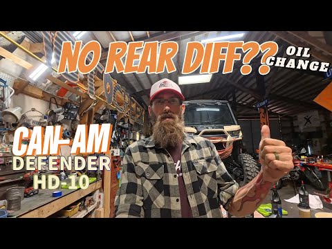 CAN-AM DEFENDER REAR DIFFERENTIAL OIL CHANGE?? (HOW TO)
