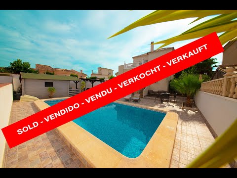 SOLD! / ¡VENDIDO! 249.500€ - Detached Villa - 3 Bed - 2 Bath - Private Pool - Ref:4941