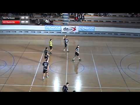 22.04.2105. RK Partizan - RK Radnicki - 1. poluvreme