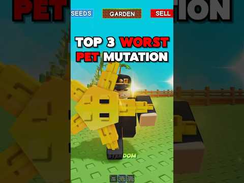 The WORST Pet Mutations in Grow a Garden! #growagarden