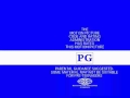 MPAA PG Rating Screen