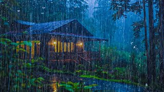 Download lagu Rain Sounds for Sleep – Fall Asleep Instantly to Sound Heavy Rain & Thunder on the Roof at Night mp3