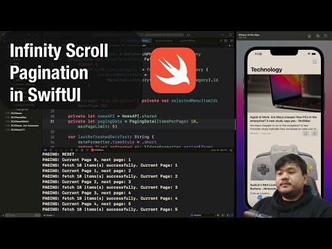 Adding Infinity Scroll Pagination in SwiftUI with Task Modifier thumbnail