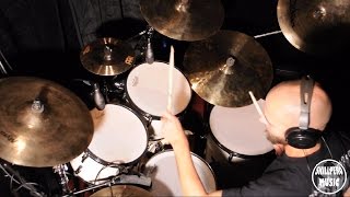 Dictated - The Basher - Drum play-through by Frank Skillpero