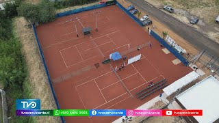 Inauguración de modernos camarines y graderías en club de tenis de Las Cabras