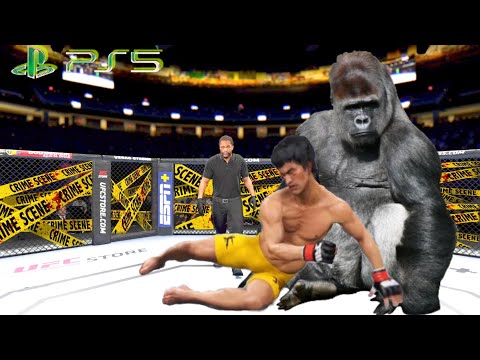 UFC4 Bruce Lee vs. Gibon EA Sports UFC 4