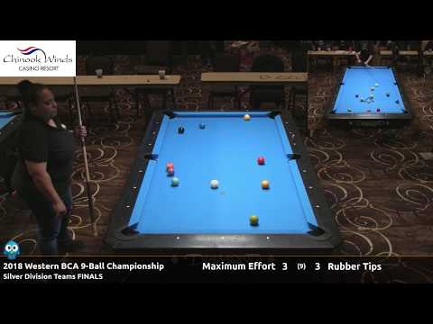 Maximum Effort vs Rubber Tips - 2018 Western BCA 9-Ball