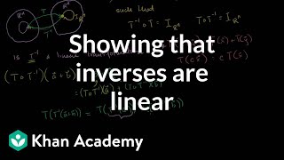 Linear Algebra: Showing that Inverses are Linear