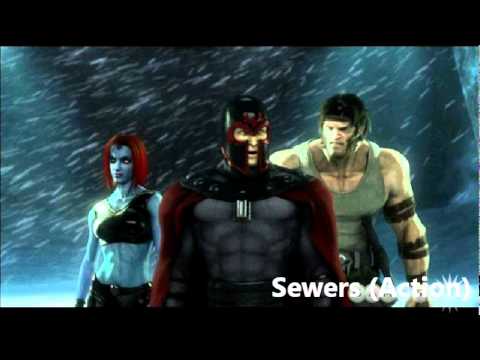 X-Men Legends II: Rise of Apocalypse OST - 312 Sewers (Action)