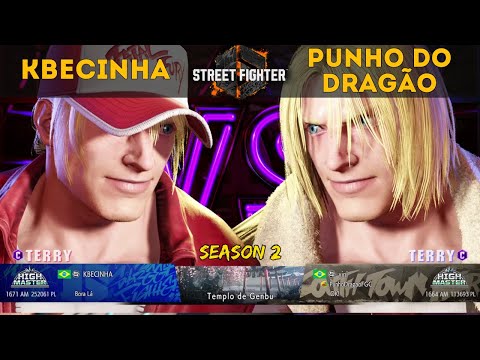 SF6 ▰ KBECINHA (Terry) vs PUNHO DO DRAGÂO (Terry) 👊 Ranked Match - High Level Gameplay
