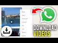 How To Download Videos From WhatsApp Web Full Guide