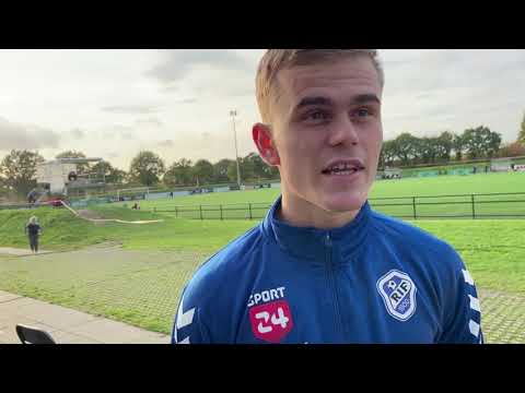 Daniel Christensen efter sin første kamp fra start