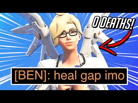 "Heal Gap!" 0 Deaths Mercy + 41 Asissts 😇💙 Grandmaster Mercy - Overwatch 2