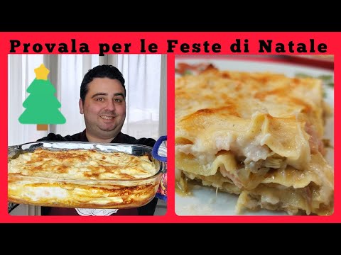 LASAGNE CARCIOFI E PROSCIUTTO COTTO 🎉🍾😋