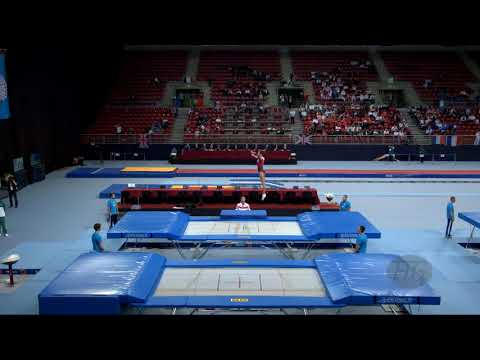 KORNETSKAYA Anna (RUS) - 2017 Trampoline Worlds, Sofia (BUL) - Qualification Trampoline Routine 1