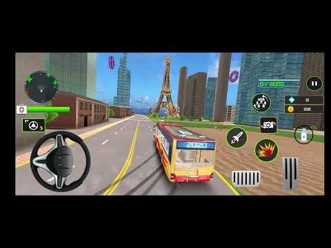 Drone Bus Robot Car Game 3d