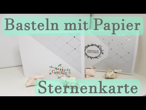 DIY ✿ Karte basteln ✿ Interaktive Karte ✿ Sternenkarte ✿ Basteln mit Papier