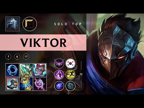 Viktor Top vs Sion - KR Master Patch 25.22