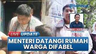 Menteri Maruarar Sirait Tinjau Bedah Rumah di Bangkalan, Pasutri Tunawicara Akui Terharu