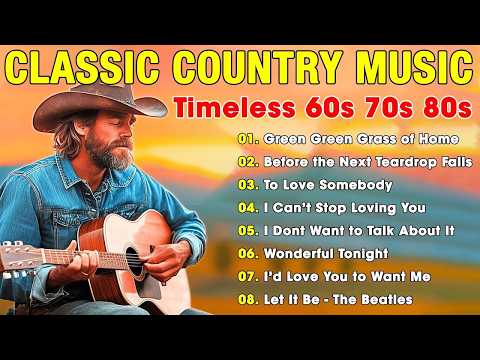 Green Green Grass of Home, Before the Next Teardrop Falls 🎼 Classic Country Music Hit 60s 70s 80s🤠