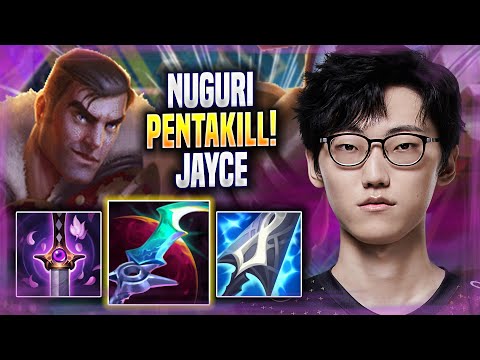 NUGURI GETS PENTAKILL WITH JAYCE! - Nuguri Plays Jayce TOP vs Camille! | Season 2022