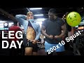 LEG WORKOUT with the biggest TEENS in Dubai