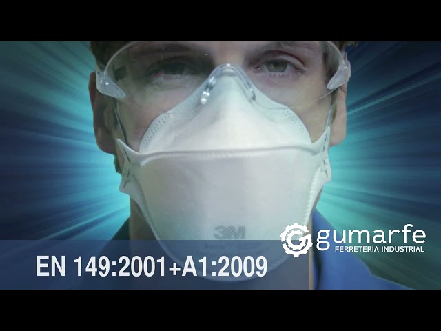 Vídeo relacionado con 3M Aura Mascarilla para partículas, FFP1, con válvula, 9312+, 10 máscaras por paquete, Blanco, Talla única