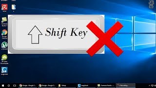Shift Key Not Working In Windows 10:  Fix