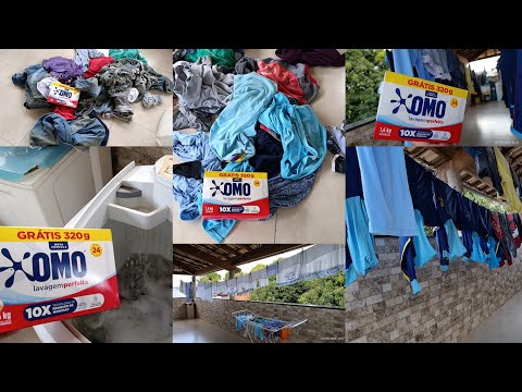 SUPER SATISFACTORY | I WASHED A LOT OF CLOTHES🥵CLEAN AND SMELLY CLOTHES🫧🧺🧼NEW OMO PERFECT WASH