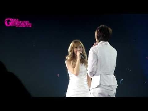 [Fancam]100417 Jessica(SNSD)&Onew(SHINee)-One Year Later(1 년 後)@1st Asia tour in Shanghai