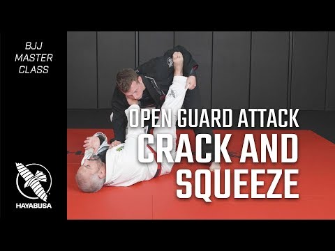 Open Guard Attack: Crack and Squeeze | The Machado Method | Jiu Jitsu