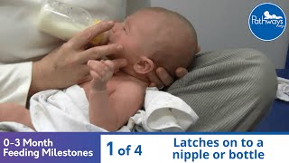 Trẻ 0-3 tháng: Mốc phát triển ăn uống