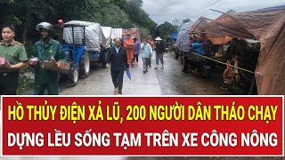 Download lagu Thủy điện xả lũ, 200 người dân sống gần tháo chạy khẩn cấp, dựng lều sống tạm trên xe công nông mp3