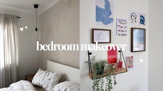 Bedroom Makeover | minimalist & aesthetic, pinterest inspired room transformation | Irida