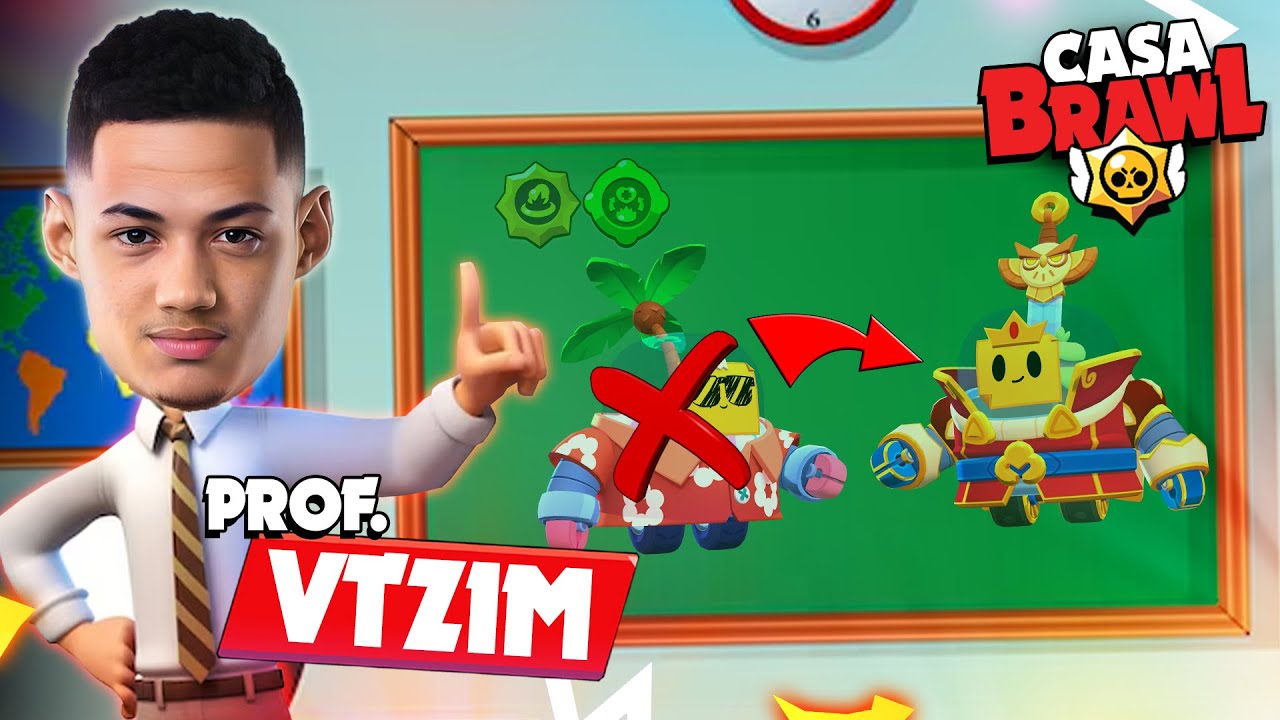 VTZIM foi MEU PROFESSOR de SPROUT por 1 DIA na CASA BRAWL! 🔥😎