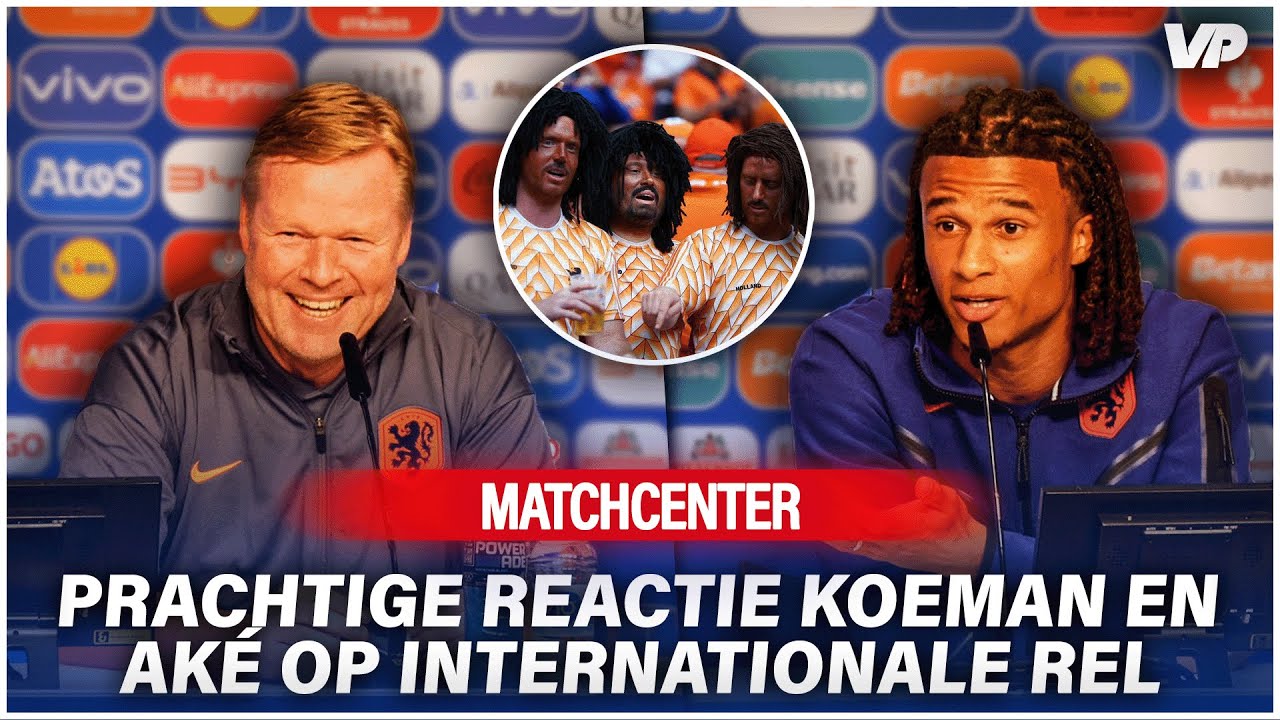 Thumbnail for article: Prachtig: alleszeggende reactie van Aké en Koeman op rel Gullit look-a-likes