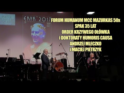 Forum Humanum MCC Mazurkas 50x SPAK age 35 Order of the Crooked Pencil Andrzej Mleczko and Maciej...