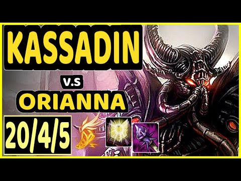 YODA (KASSADIN) vs ORIANNA - 20/4/5 KDA MID GAMEPLAY - BR Ranked MASTER