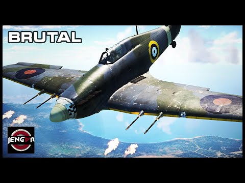 ON THE EDGE! Sea Hurricane Mk IC - Britain - War Thunder!