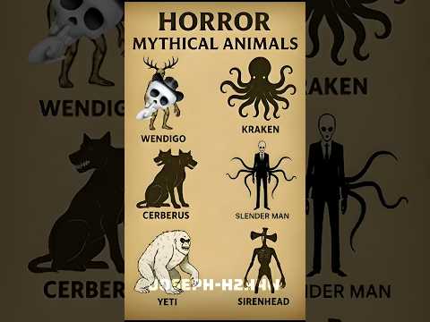 🌎WORLD HORROR MYTHICAL CREATURES |pt.2