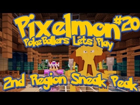 Pixelmon Server Minecraft Pokemon Mod Pokeballers Lets Play! Ep 20 - 2nd Region Sneak Peek!