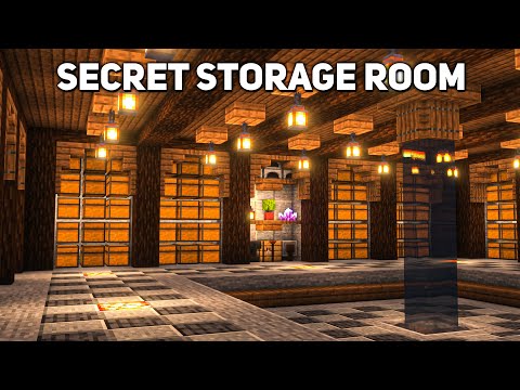 Minecraft: Underground Storage Room Tutorial (how to build 1.19)
