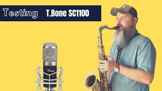 Video thumbnail for T Bone SC 1100 microphone  test Saxophone by Artem Sax