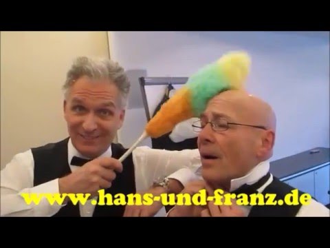 Comedy-Kellner HANS & FRANZ mit Gästebegrüßung und Comedy-Abschlussshow