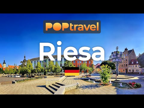 RIESA, Deutschland 🇩🇪 - 4K mit Untertiteln