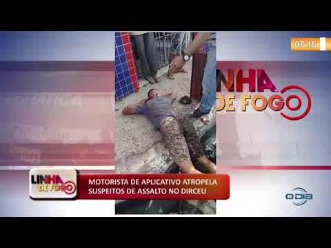 MOTORISTA DE APLICATIVO ATROPELA SUSPEITOS DE ASSALTO NO DIRCEU