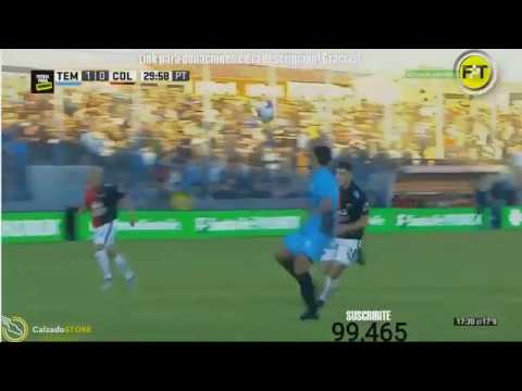 Gol de Abel Peralta - Temperley 1 x 0 Colon SF - Fecha 25 - Liga Argentina